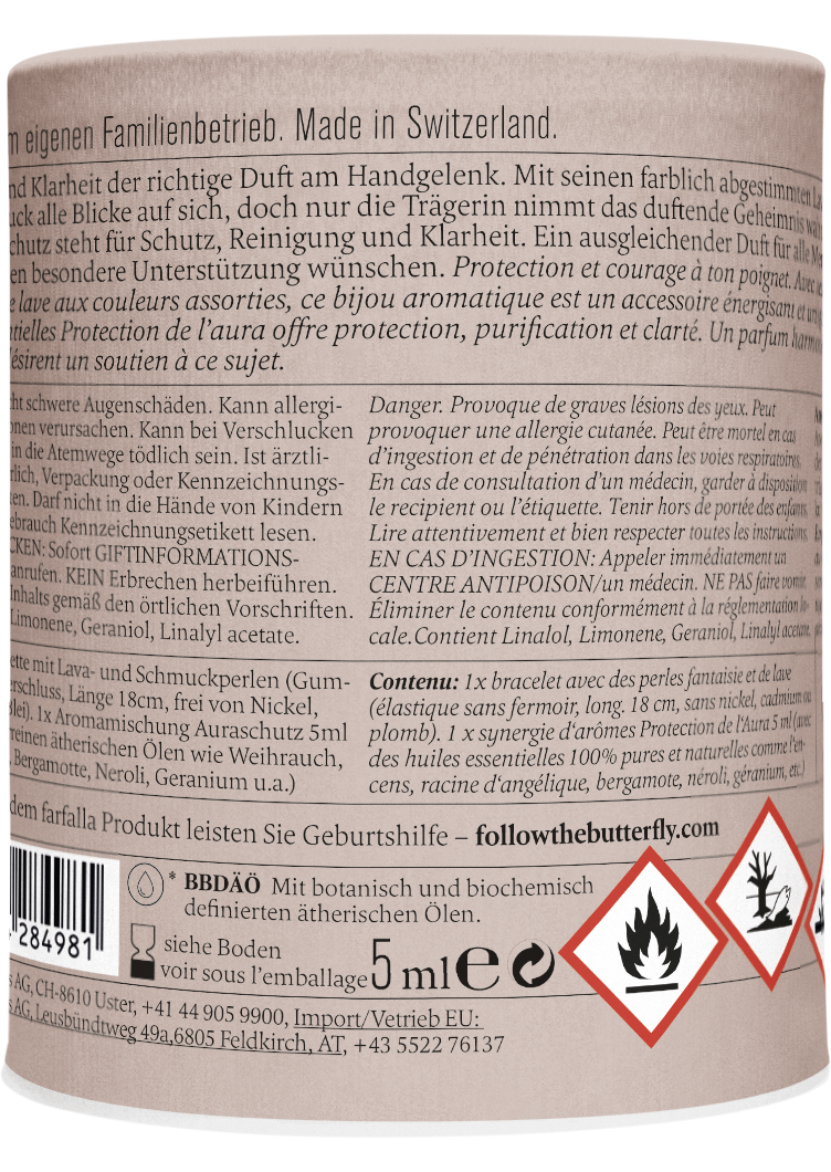 Farfalla Duftarmband Geschenkset Beschützt sein