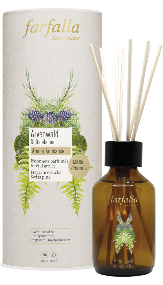 Farfalla – Duftstäbchen Arvenwald Aroma Ambiance, 150 ml