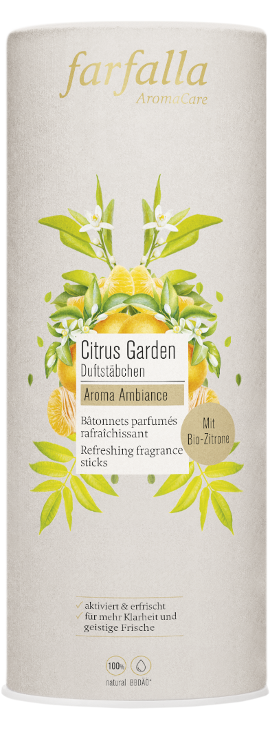 Farfalla – Duftstäbchen Citrus Garden Aroma Ambiance, 150 ml