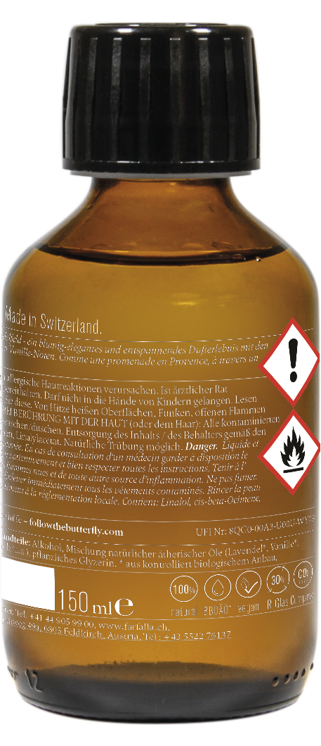 Farfalla – Duftstäbchen Lavender Field Aroma Ambiance Nachfüllung, 150 ml