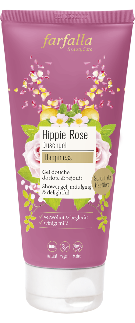 Farfalla – Hippie Rose Happiness Duschgel, 200 ml