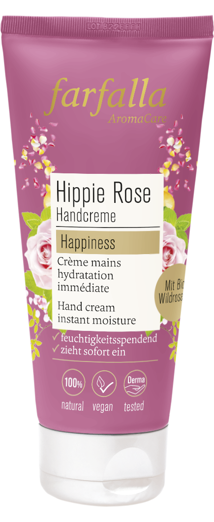 Farfalla – Hippie Rose Happiness Handcreme, 50 ml