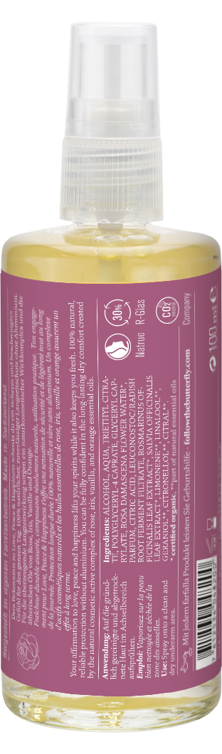 Farfalla – Hippie Rose Happiness Deo-Spray, 100 ml