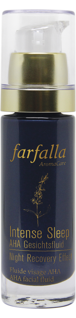 Farfalla Intense Sleep AHA Gesichtsfluid, Night Recovery Effect, 30ml