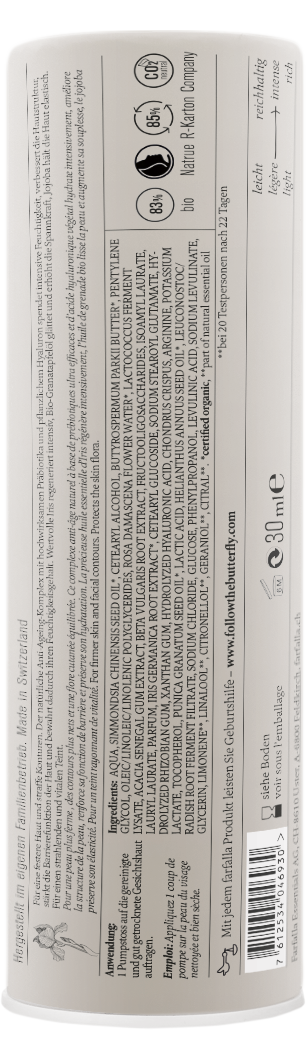 Farfalla Iris Anti-Ageing Prebiotic, Tag & Nachtcreme, 30ml