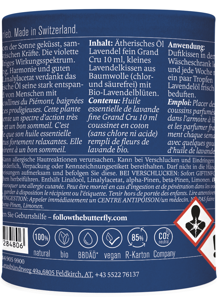 Farfalla Lavendel fein Duftset Grand Cru