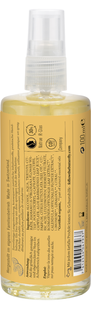 Farfalla – Mandarine Deo-Spray, 100 ml