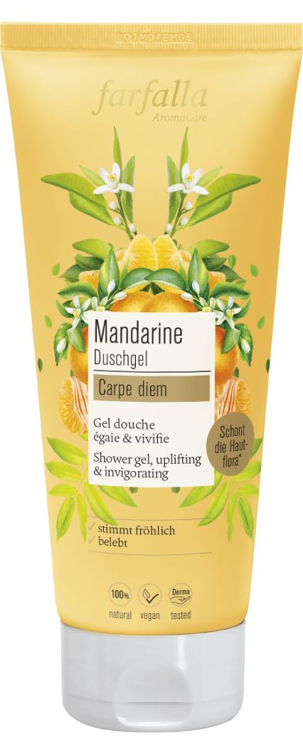 Farfalla Mandarine Carpe Diem, Duschgel, 200ml