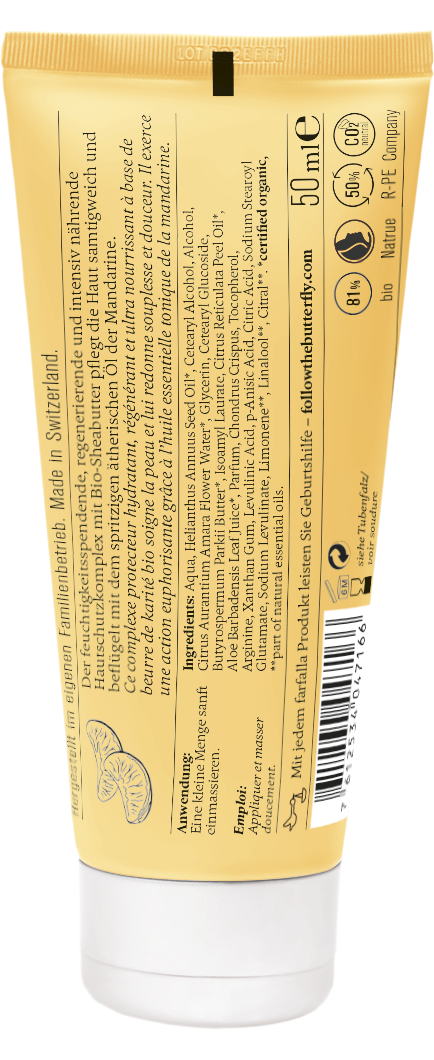 Farfalla – Mandarine Carpe Diem Feuchtigkeitsspendende Handcreme, 50 ml