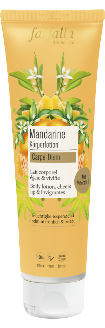 Farfalla – Mandarine Carpe Diem Feuchtigkeitsspendende Körperlotion, 150 ml