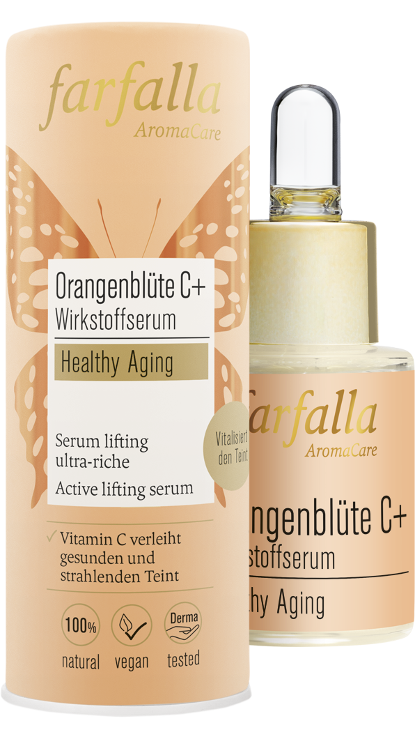 Farfalla Orangenblüte C+ Wirkstoffserum, Healthy Aging, 15ml