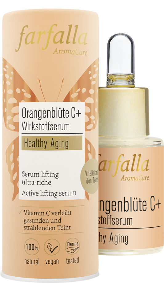 Farfalla Orangenblüte C+ Wirkstoffserum, Healthy Aging, 15ml
