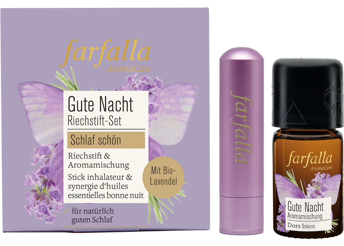 Farfalla Riechstift Set Gute Nacht, Schlaf schön