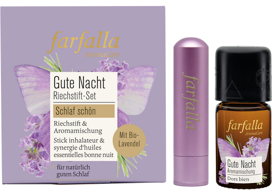 Farfalla Riechstift Set Gute Nacht, Schlaf schön