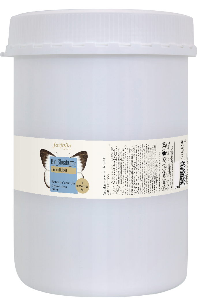 Farfalla – Shea Bio-Sheabutter, Feuchtigkeit, 1000 g