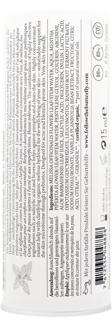 Farfalla Skinclear Sebum Control Nachtserum, Derma Pro Biome, 15ml