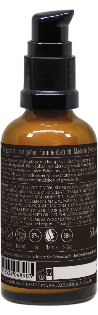 Farfalla Swiss Pine Hyaluron Face Cream, 50ml