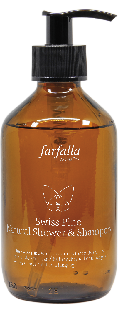 Farfalla Swiss Pine Natural Shower & Shampoo, 250ml