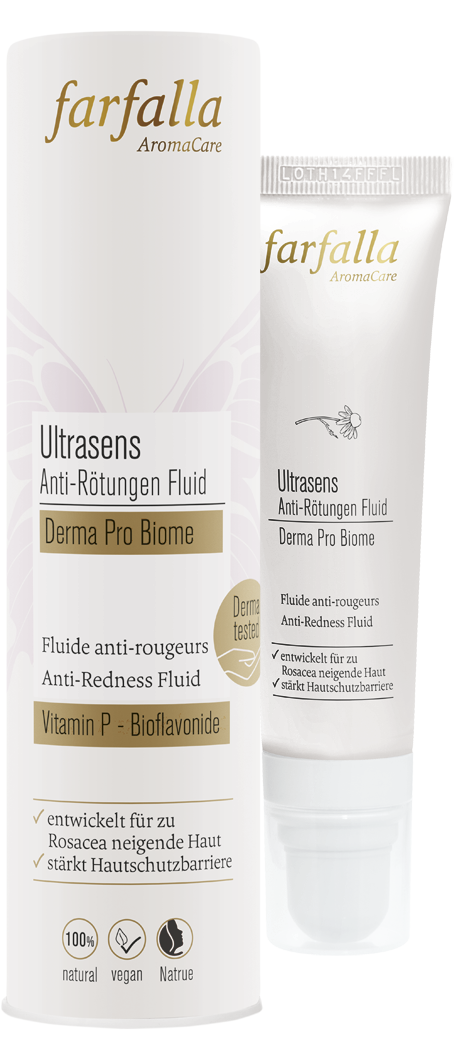 Farfalla Ultrasens Anti-Rötungen Fluid, Derma Pro Biome, 30ml