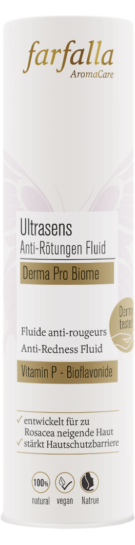 Farfalla Ultrasens Anti-Rötungen Fluid, Derma Pro Biome, 30ml