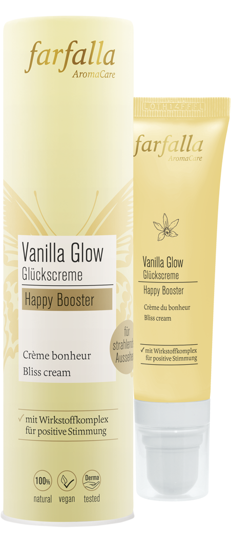 Farfalla Vanilla Glow Glückscreme, Happy Booster, 30ml