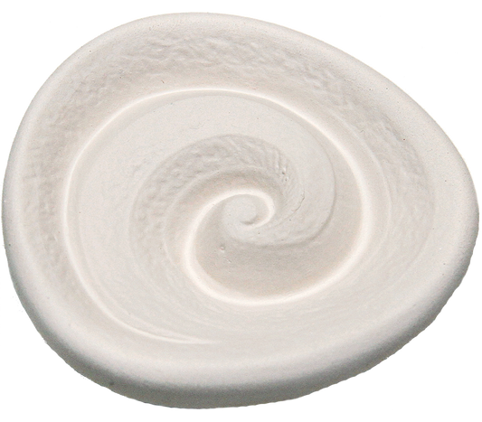 Farfalla – Duftstein Spirale, Unterseite glasiert mit Schachtel