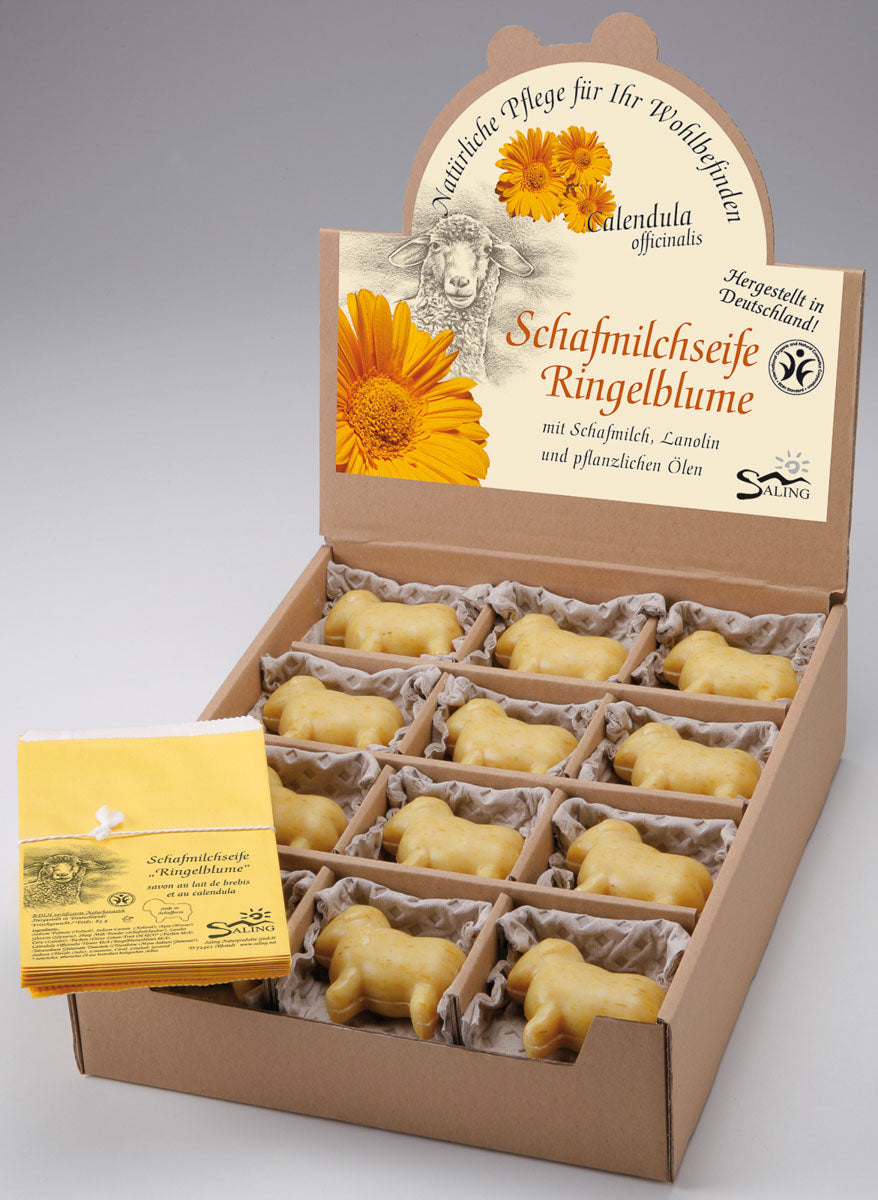 Saling Schafmilchseife „Schaf“ mit Ringelblumenextrakt 85 g