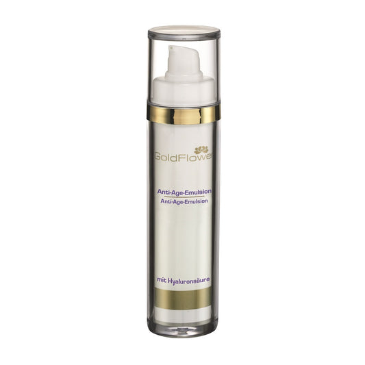 Goldflower Anti-Age-Emulsion + Q10, 50 ml - die Naturcosmetic