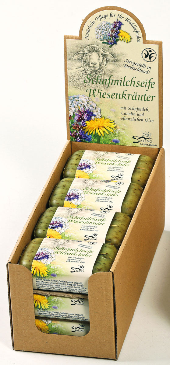 Saling Schafmilchseife Wiesenkräuter 100 g - die Naturcosmetic