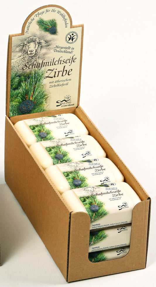 Saling Schafmilchseife Zirbe 100 g - die Naturcosmetic