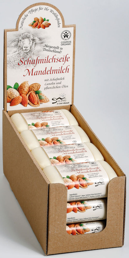 Saling Schafmilchseife Mandelmilch 100 g - die Naturcosmetic