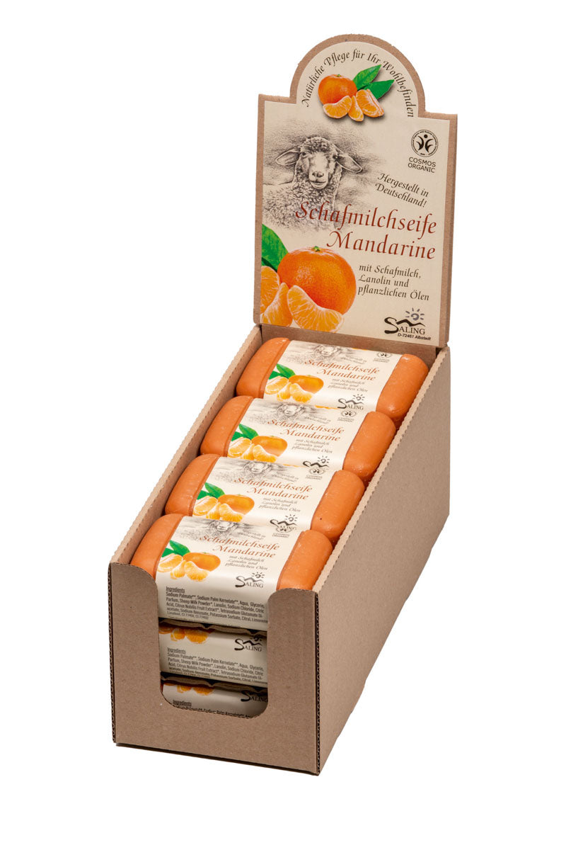 Saling Schafmilchseife Mandarine 100 g - die Naturcosmetic