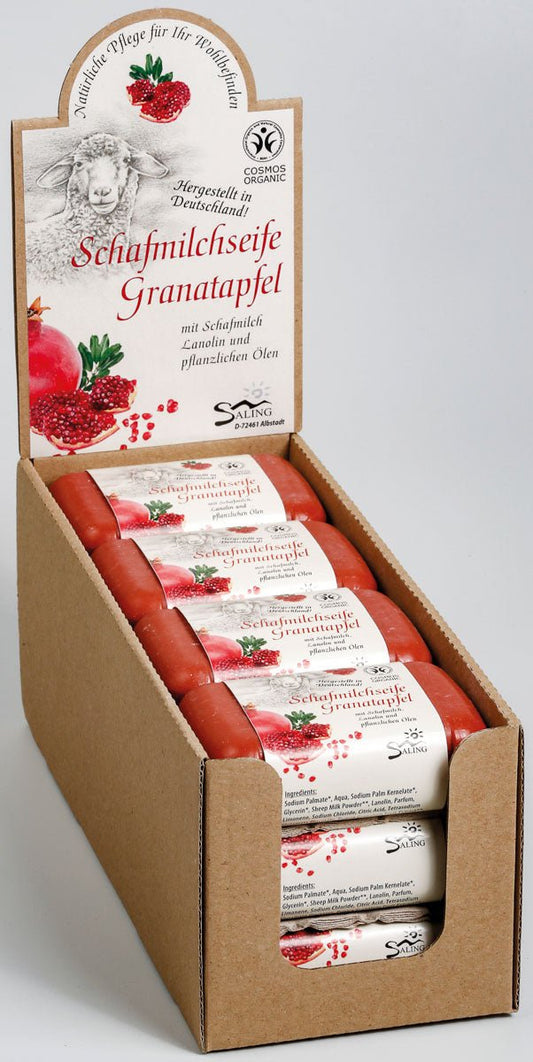 Saling Schafmilchseife Granatapfel 100 g - Saling
