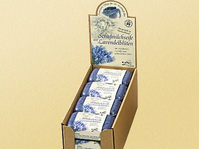 Saling Schafmilchseife Lavendelblüten 100 g - Saling