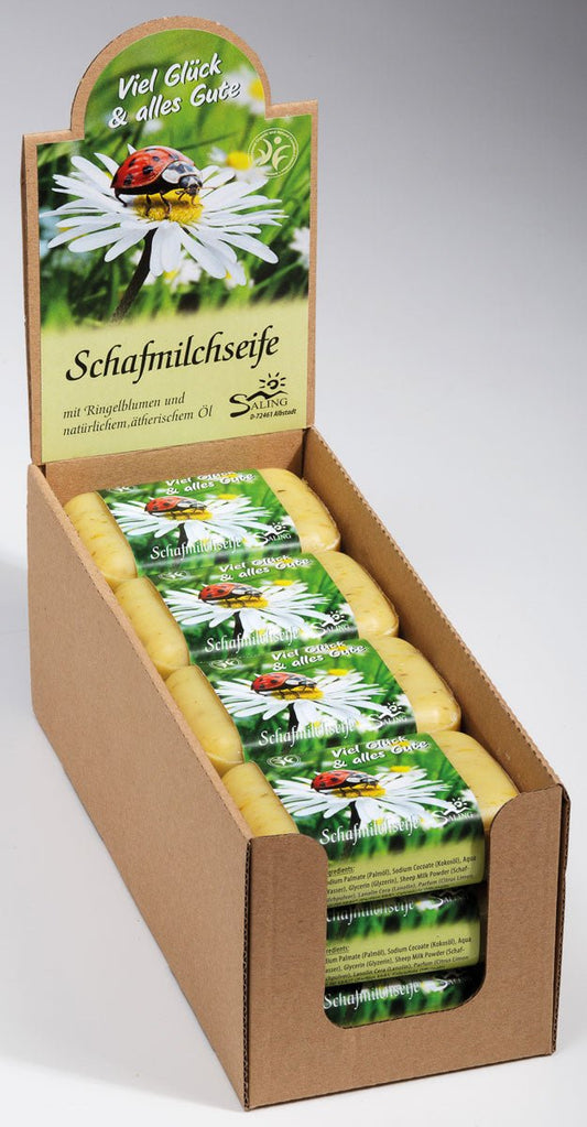 Saling Schafmilchseife "Viel Glück und alles Gute" 100 g - Saling