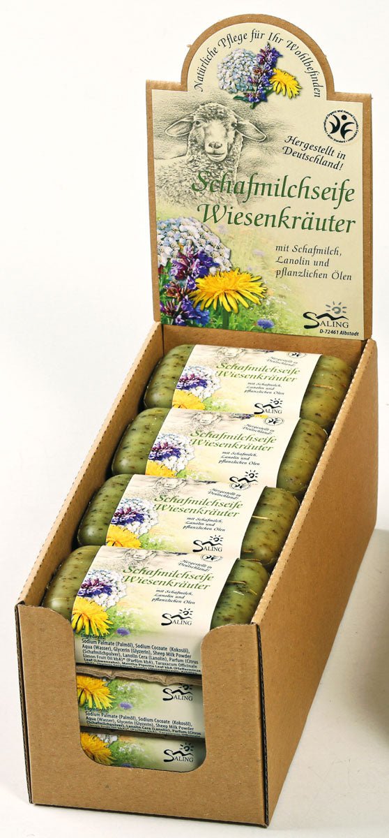Saling Schafmilchseife Wiesenkräuter 100 g - Saling