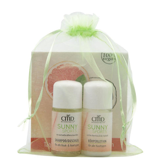 Mini Set Sunny Sports im Organza-Beutel - die Naturcosmetic