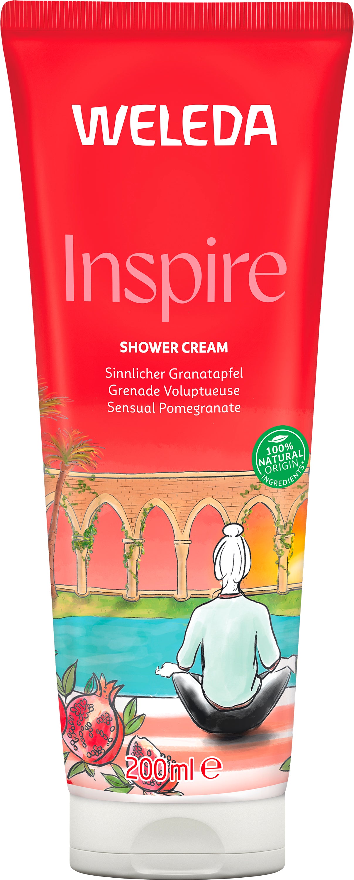 Weleda - Inspire Shower Cream Granatapfel, 200 ml