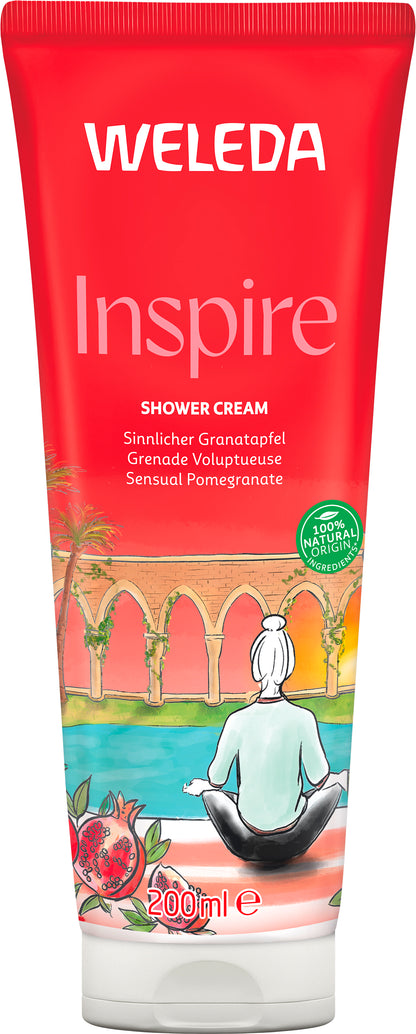 Weleda - Inspire Shower Cream Granatapfel, 200 ml