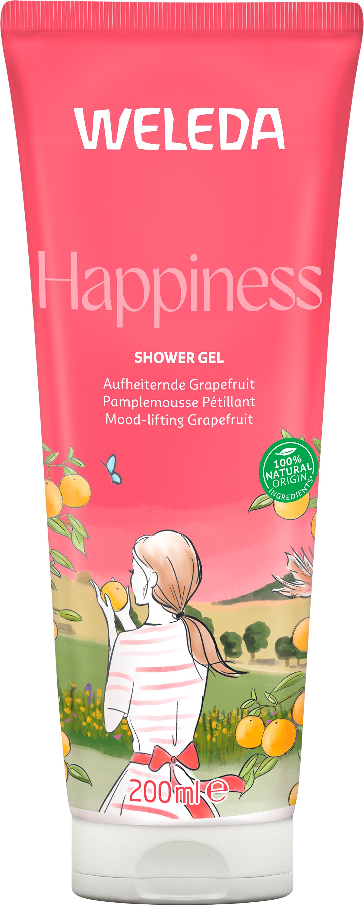 Weleda - Happiness Shower Gel Grapefruit, 200 ml