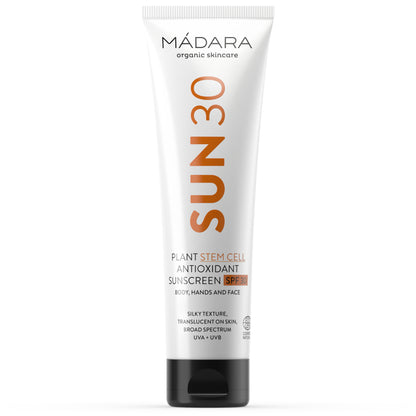 Mádara SUN30 Plant Stem Cell Antioxidant Sunscreen SPF 30, 100 ml
