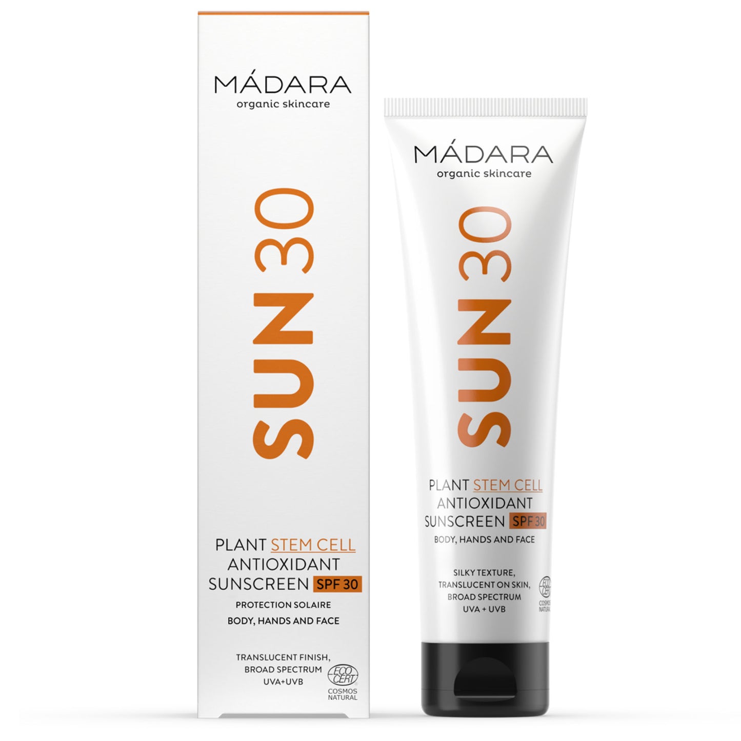 Mádara SUN30 Plant Stem Cell Antioxidant Sunscreen SPF 30, 100 ml