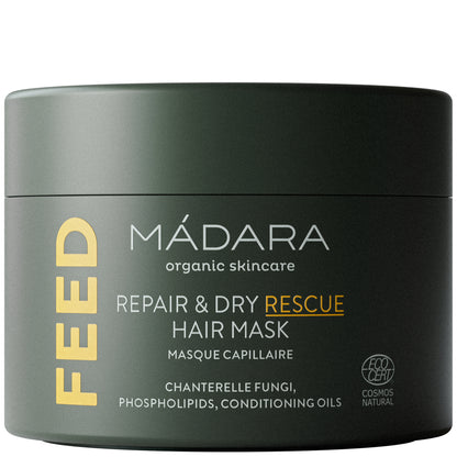 Mádara FEED Repair & Dry Rescue Hair Mask, 180 ml