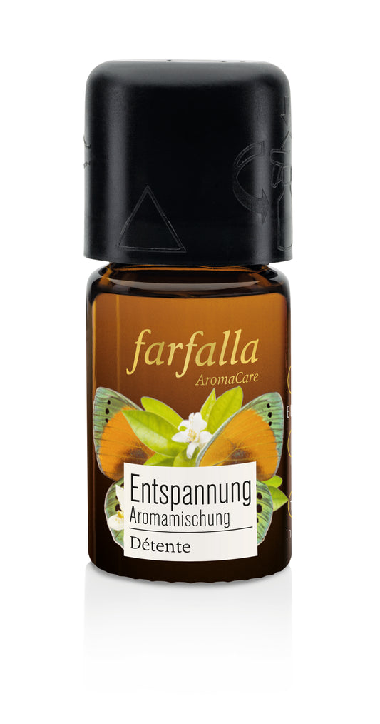 Farfalla – Sanft entspannt, Orangenblüte, Entspannung Aromamischung, 5 ml