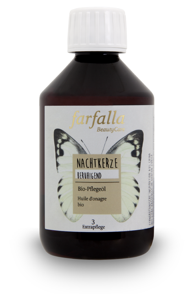 Farfalla – Nachtkerze Bio-Pflegeöl, beruhigend, 250 ml