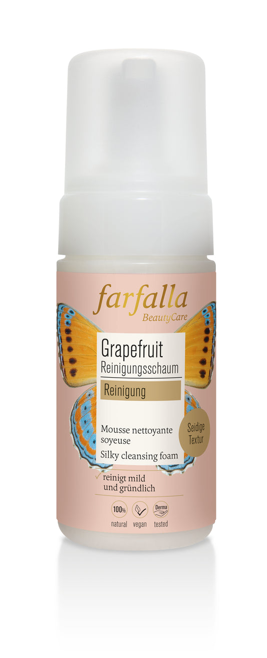 Farfalla Grapefruit Reinigung, Seidiger Reinigungsschaum 120 ml