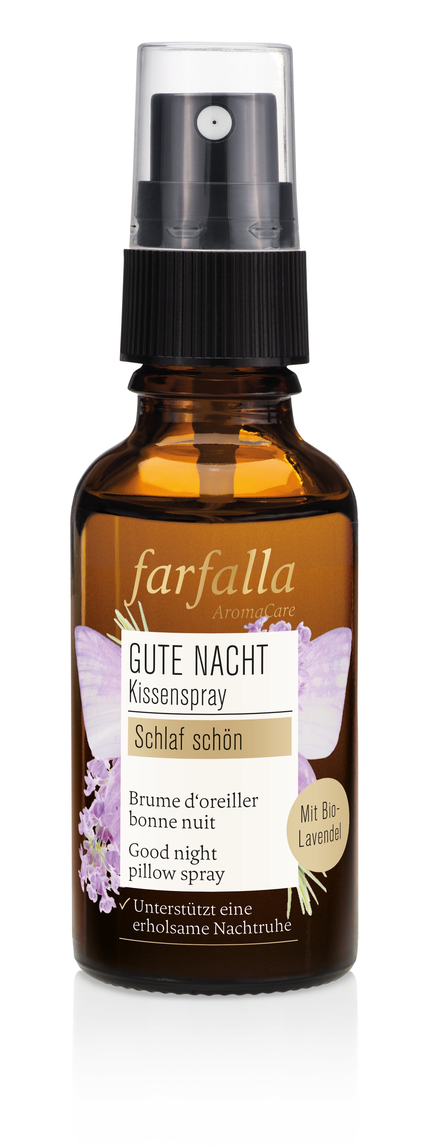 Farfalla – Schlaf schön, Lavendel, Gute Nacht Kissenspray, 30 ml