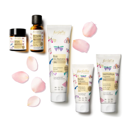 Farfalla – Baby, Rose, Milde Waschcreme, 145 ml