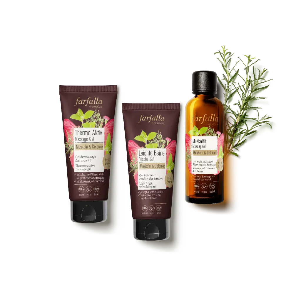 Farfalla – Muskeln & Gelenke, Muskelfit Massageöl, 75 ml