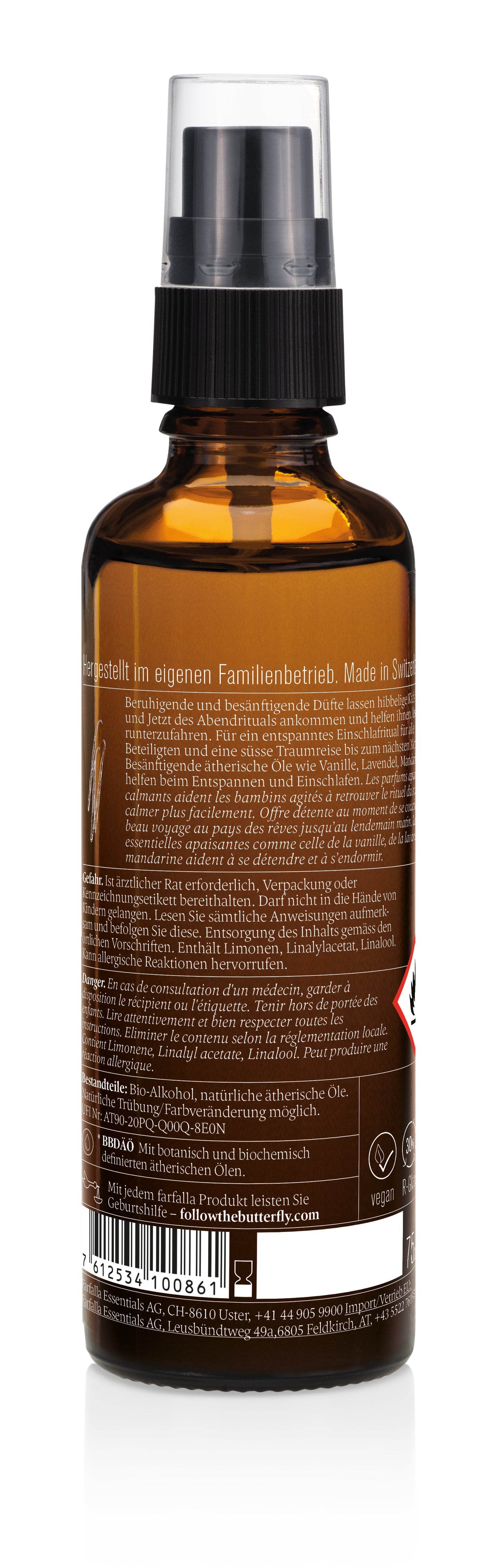 Farfalla – Aromakids, Träum süss Bio-Raumspray, 75 ml